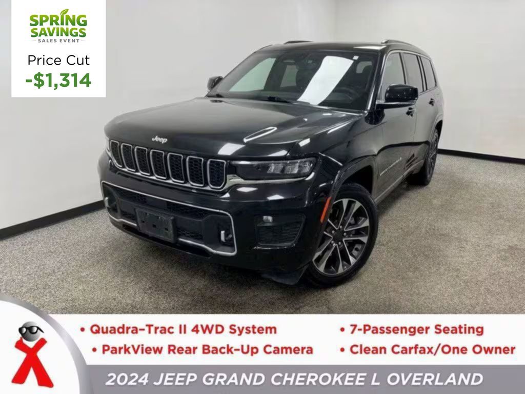 Used 2024 Jeep Grand Cherokee L Overland AWD/4WD image 1