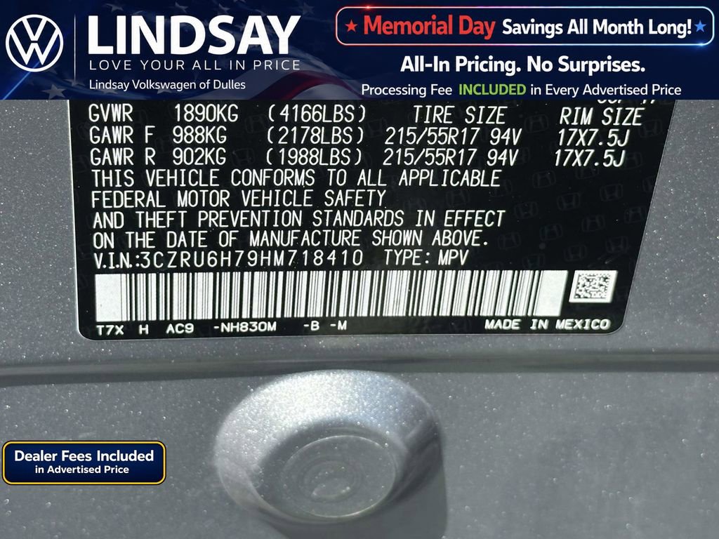 Used 2017 Honda HR-V EX-L image 26