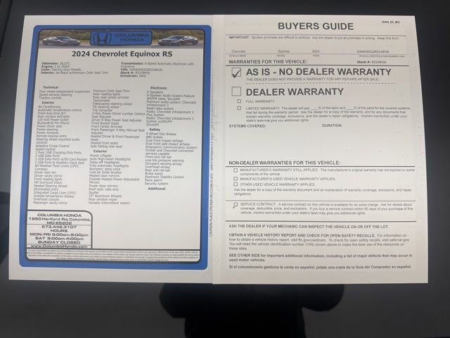 Used 2024 Chevrolet Equinox RS image 37