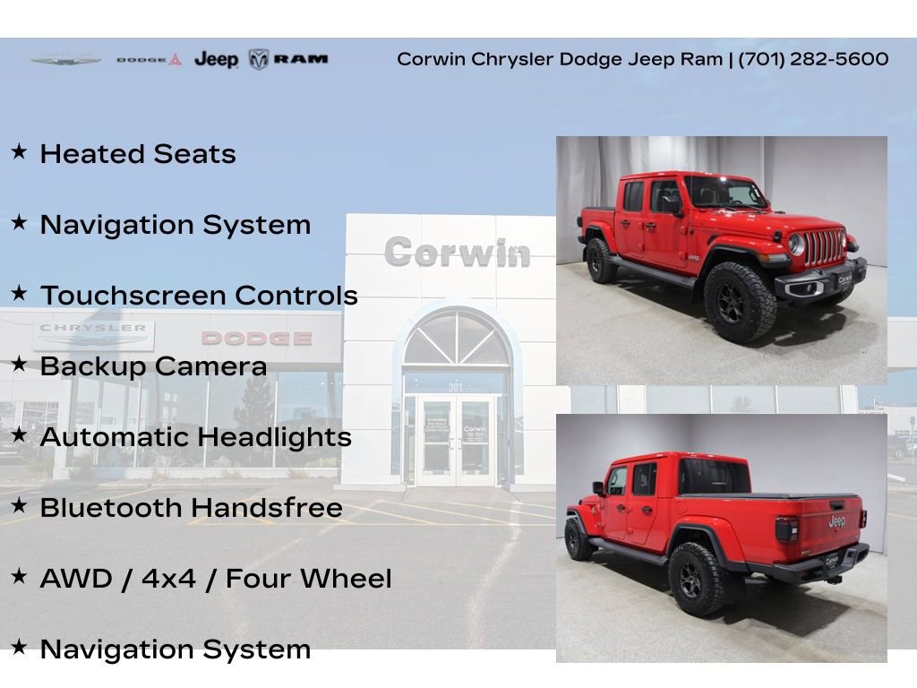 Used 2022 Jeep Gladiator Overland w/ Popular Equipment Package image 8