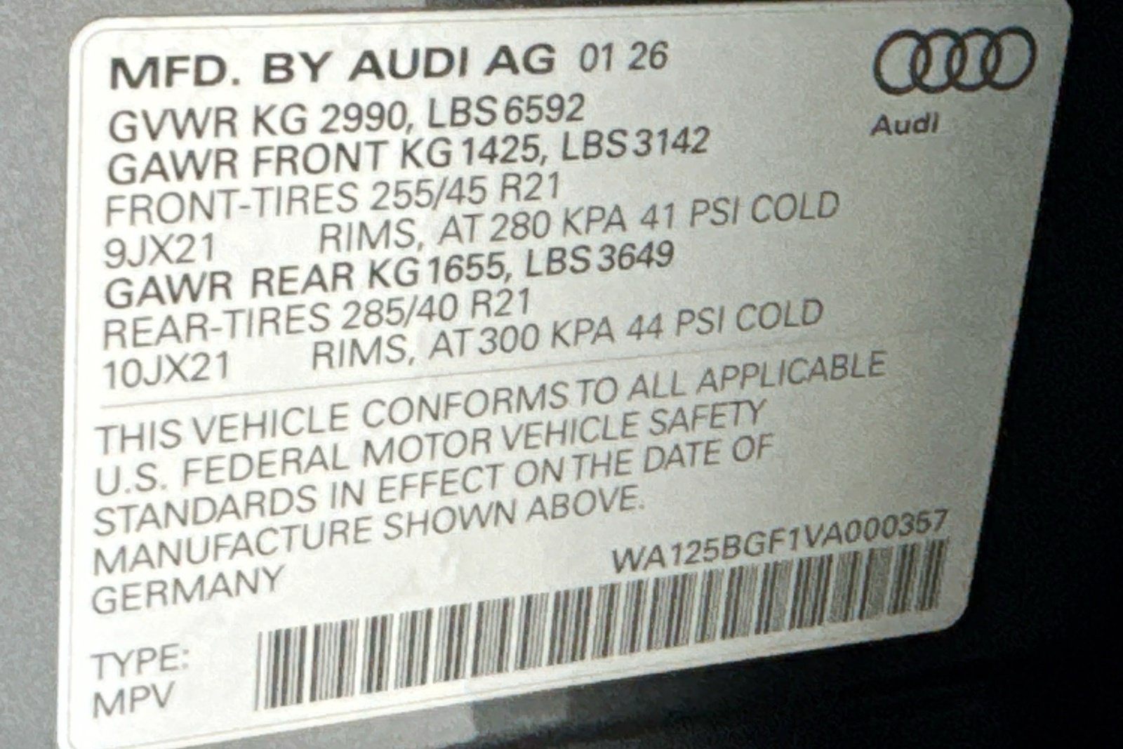 New 2027 Audi SQ6 e-tron Premium Plus AWD/4WD image 29