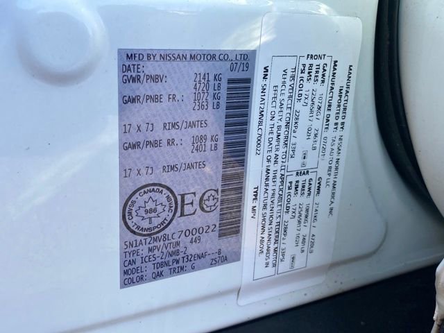 Used 2020 Nissan Rogue SV image 24