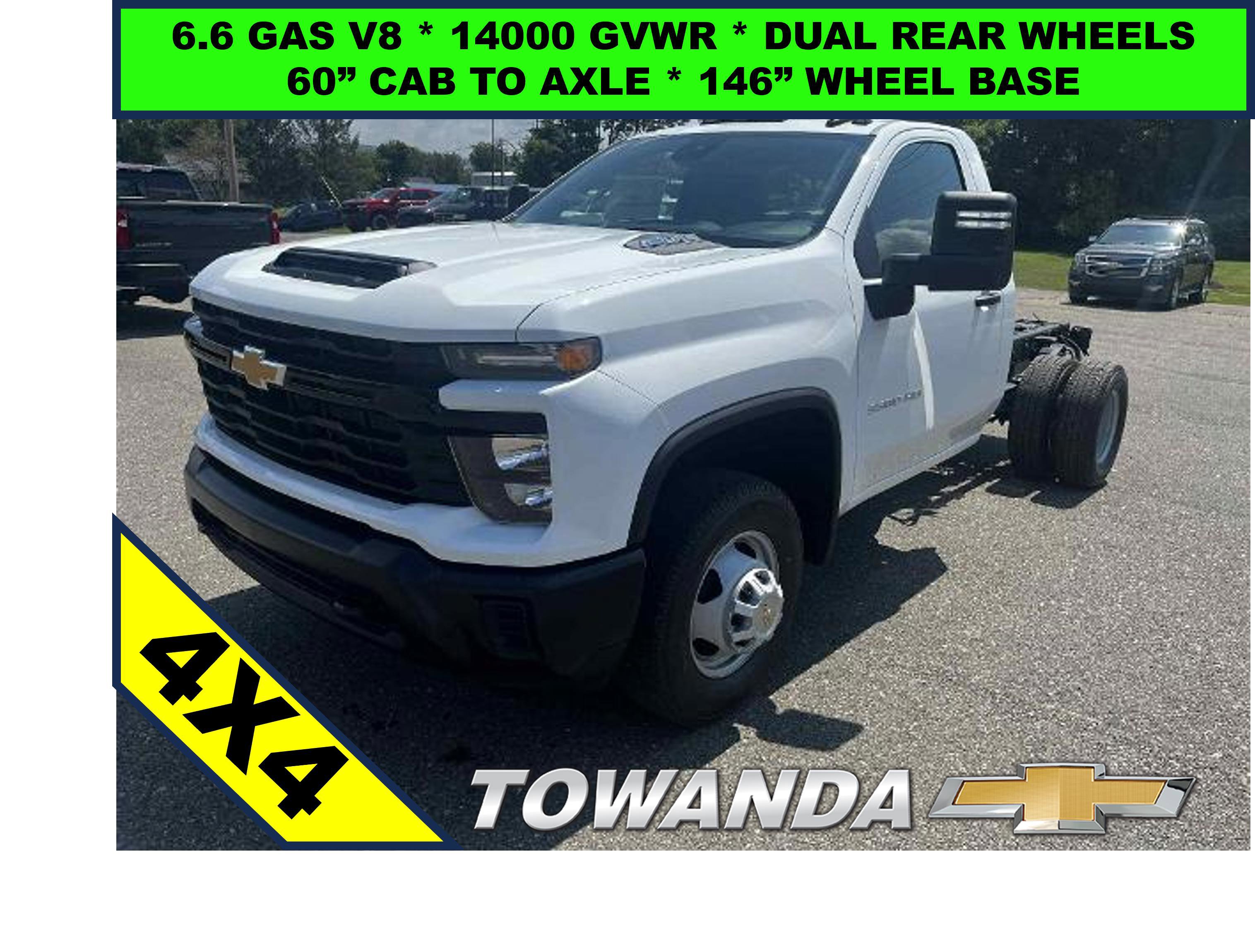 New 2025 Chevrolet Silverado 3500 W/T w/ Snow Plow Prep Package