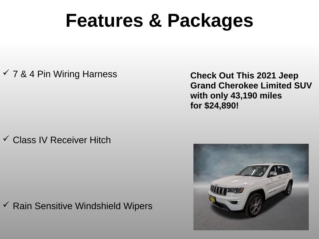 Used 2021 Jeep Grand Cherokee Limited w/ Luxury Group II AWD/4WD image 21
