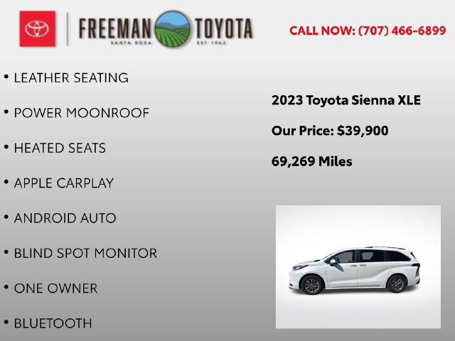 Used 2023 Toyota Sienna XLE FWD image 5