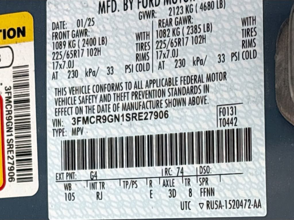 Used 2025 Ford Bronco Sport Heritage w/ Convenience Package image 30