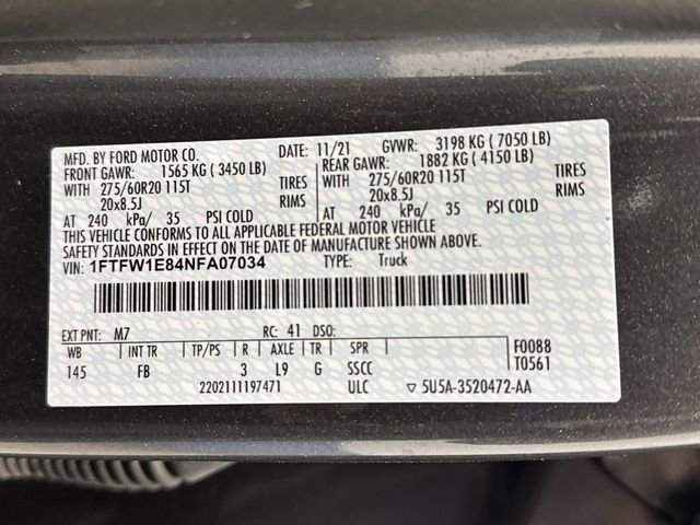 Used 2022 Ford F150 XLT w/ Equipment Group 302A High image 45