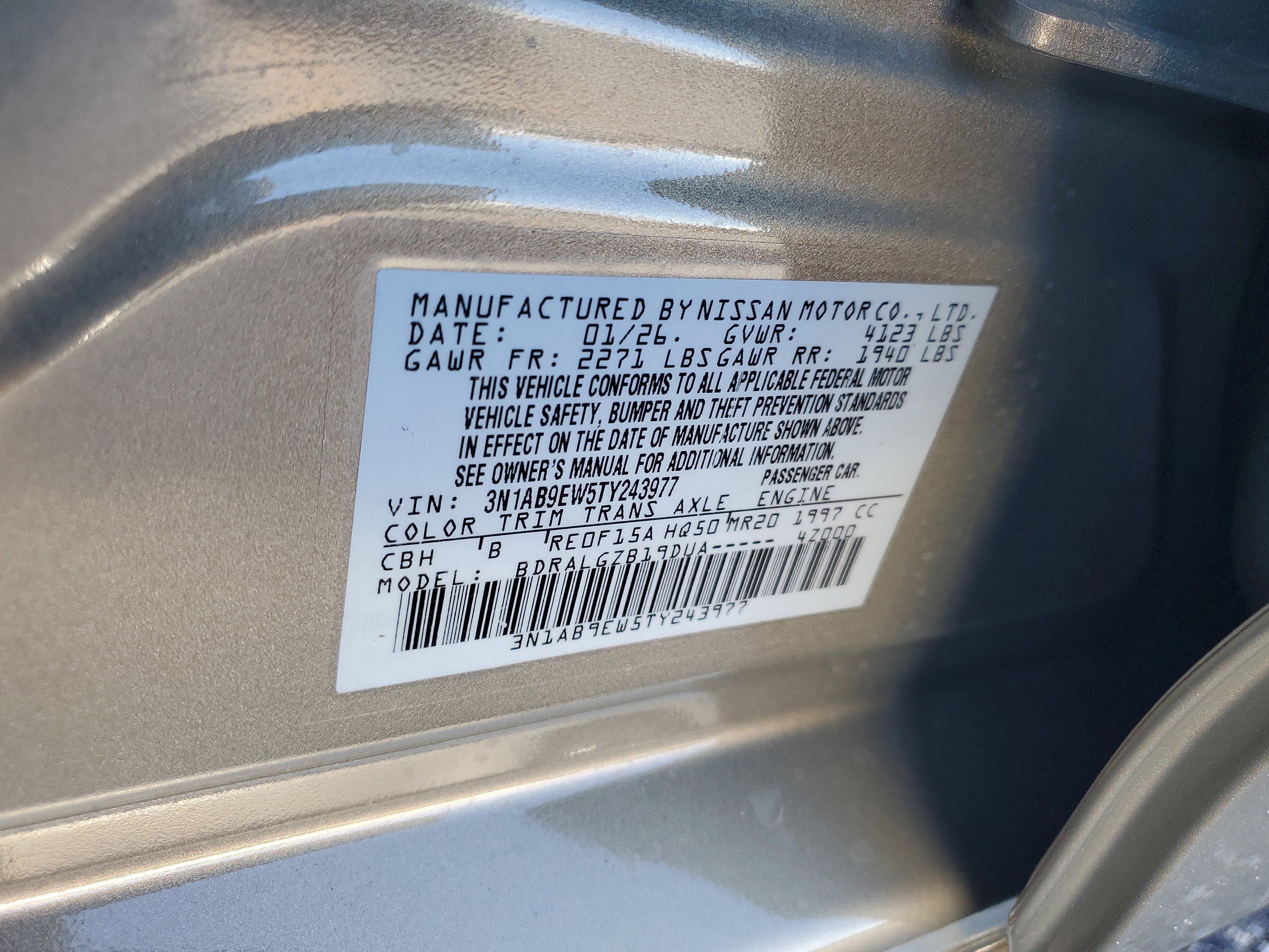 New 2026 Nissan Sentra SL w/ Floor Mat Package FWD image 16