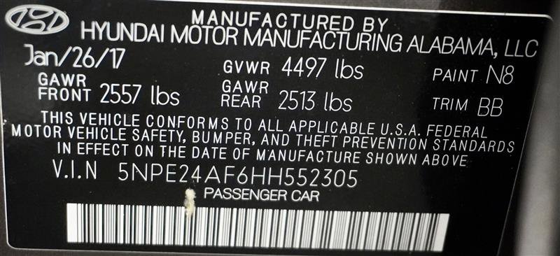 Used 2017 Hyundai Sonata SE image 39