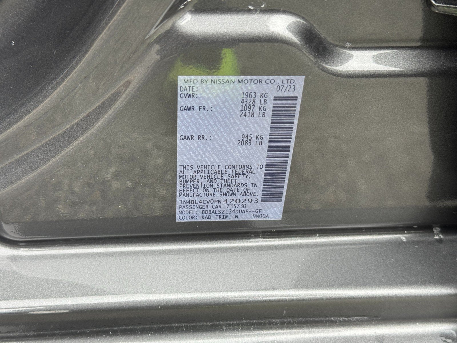 Used 2023 Nissan Altima 2.5 SR w/ SR Premium Package FWD image 42