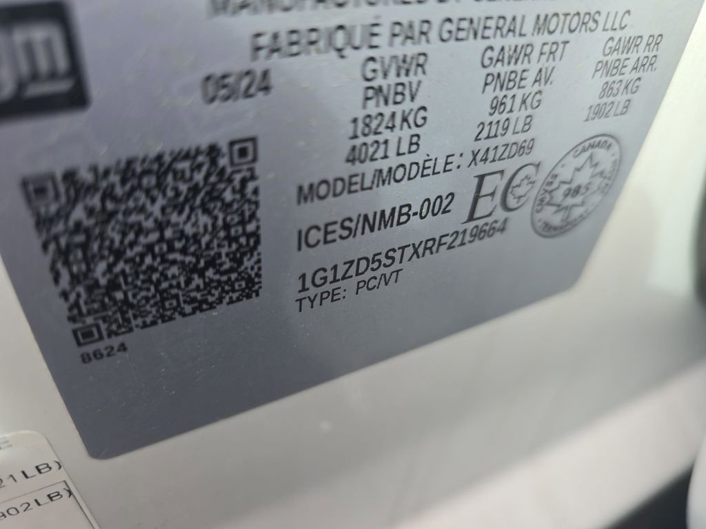 Used 2024 Chevrolet Malibu LT w/ Sport Edition FWD image 15