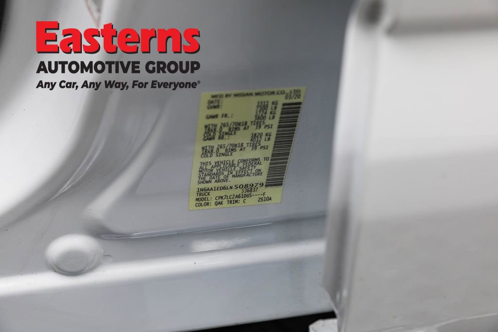 Used 2020 Nissan Titan SV w/ SV Convenience Package image 37