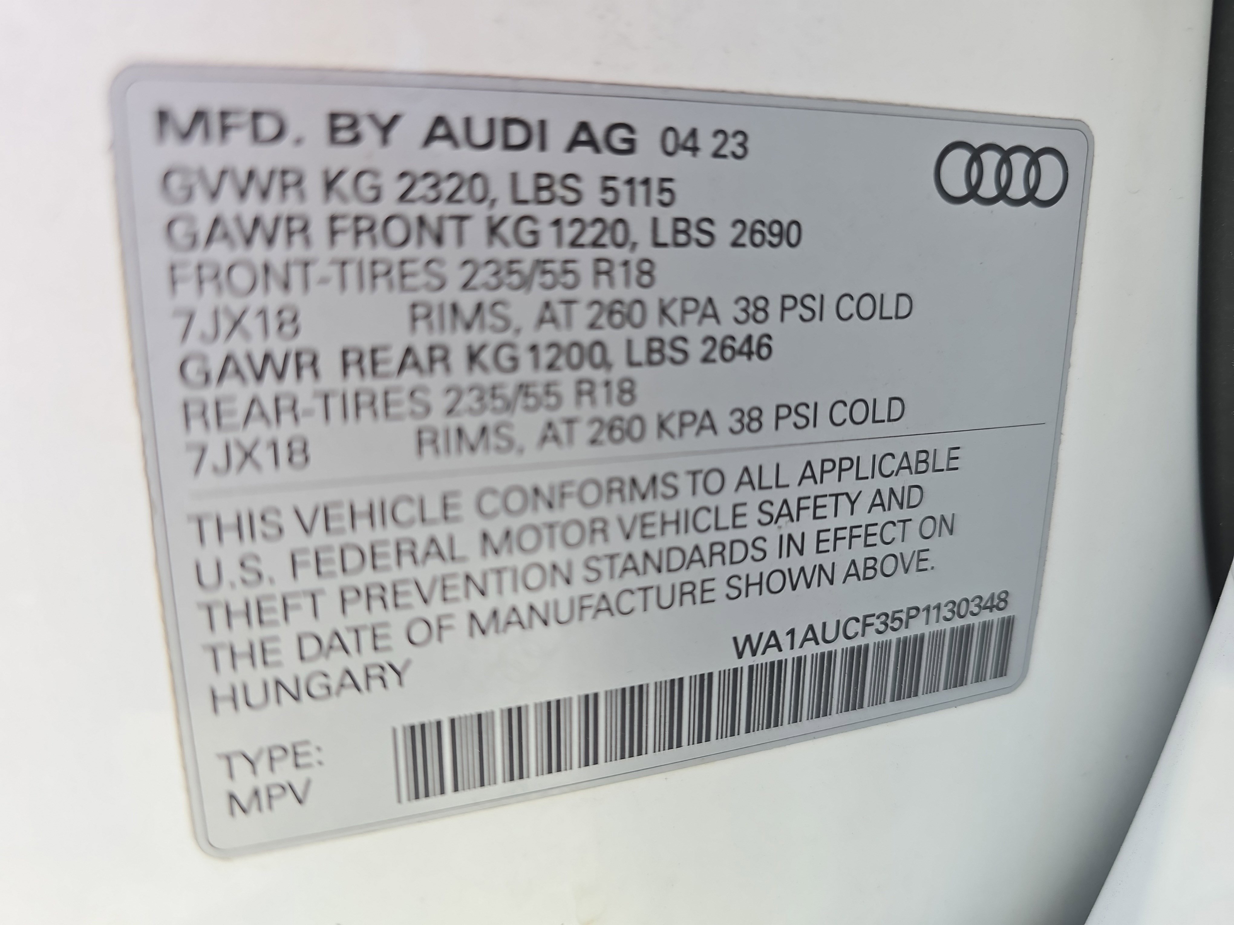 Certified 2023 Audi Q3 2.0T Premium image 33