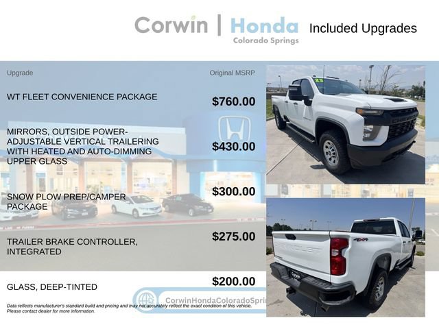 Used 2023 Chevrolet Silverado 3500 W/T w/ WT Fleet Convenience Package AWD/4WD image 4