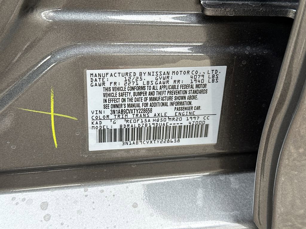 Used 2026 Nissan Sentra SV w/ SV Convenience Package image 33