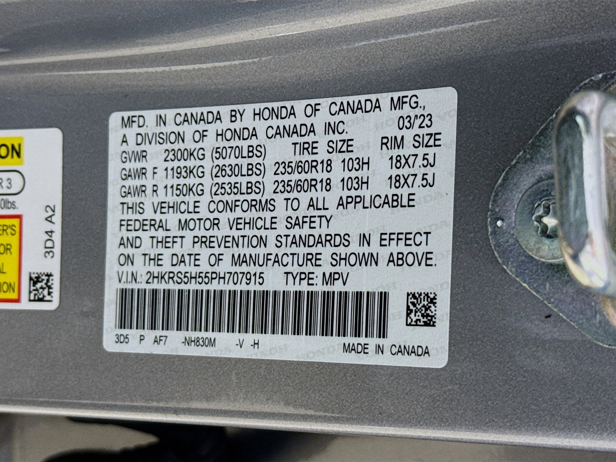 Certified 2023 Honda CR-V Sport image 38