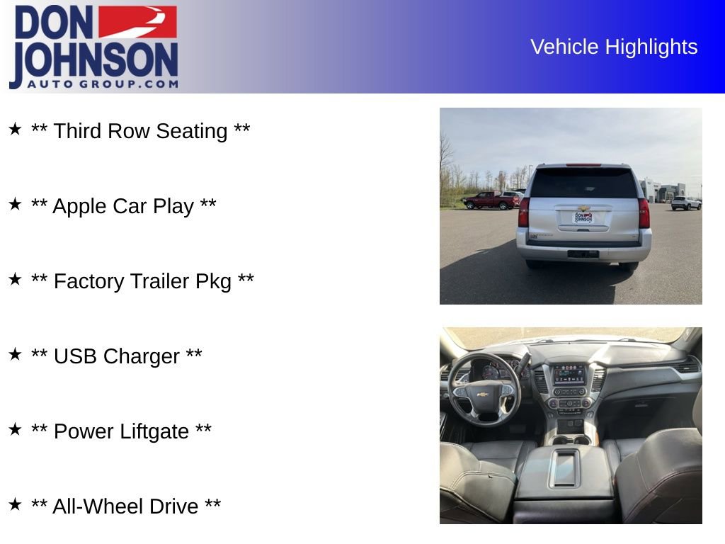 Used 2018 Chevrolet Suburban LT AWD/4WD image 13