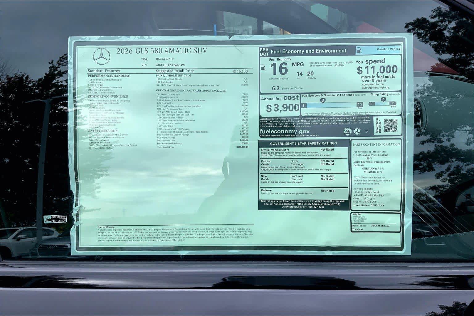 New 2026 Mercedes-Benz GLS 580 4MATIC image 19