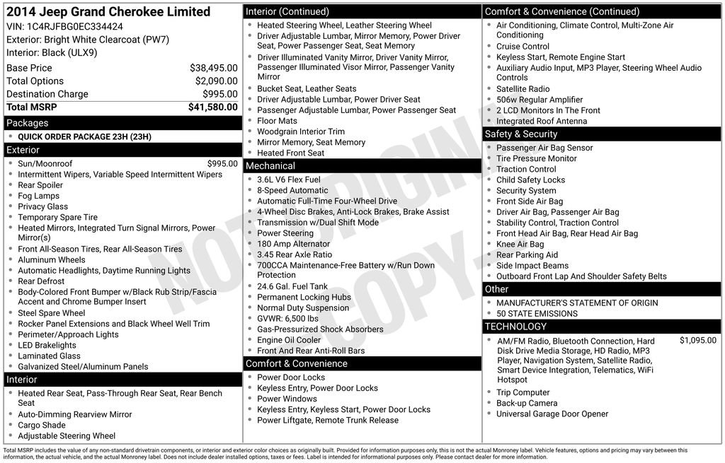 Used 2014 Jeep Grand Cherokee Limited image 29