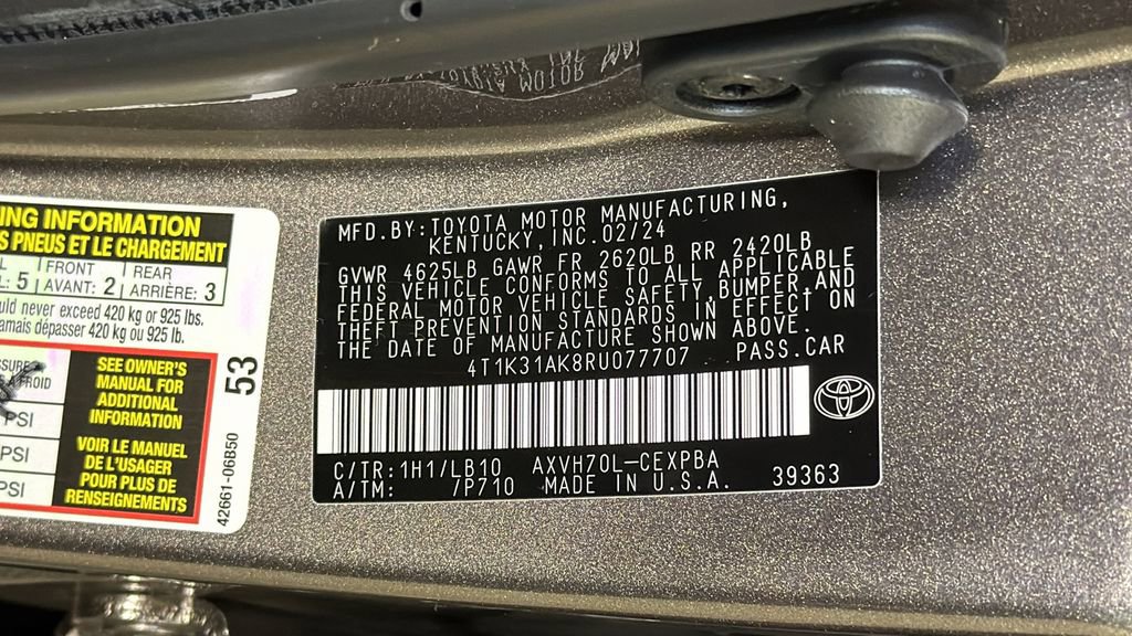 Used 2024 Toyota Camry XSE w/ Navigation Package image 35