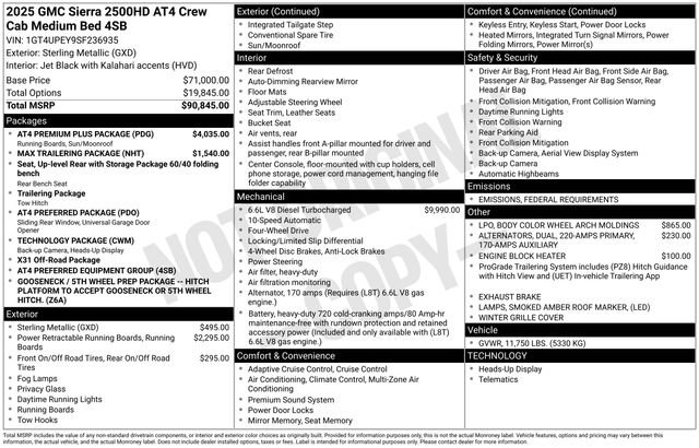 Used 2025 GMC Sierra 2500 AT4 w/ AT4 Premium Plus Package image 3