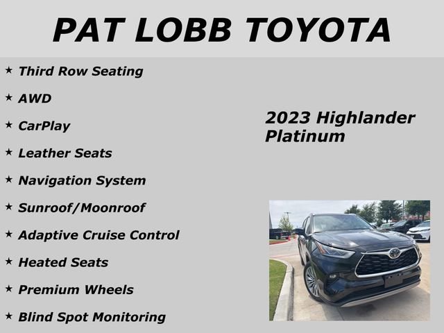 Used 2023 Toyota Highlander Platinum AWD/4WD image 21