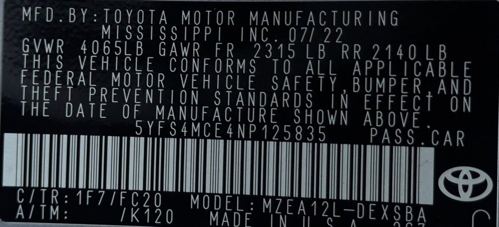 Used 2022 Toyota Corolla SE image 23