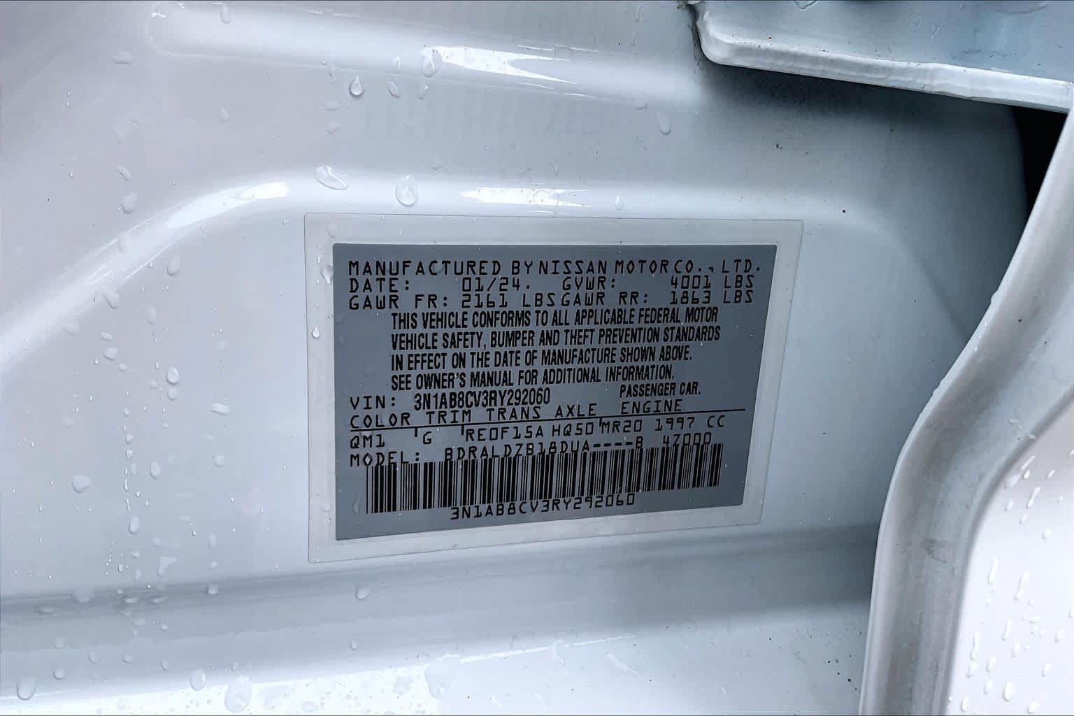 Certified 2024 Nissan Sentra SV FWD image 32