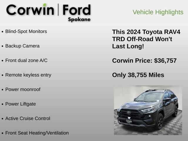 Used 2024 Toyota RAV4 TRD Off-Road w/ Weather Package AWD/4WD image 6