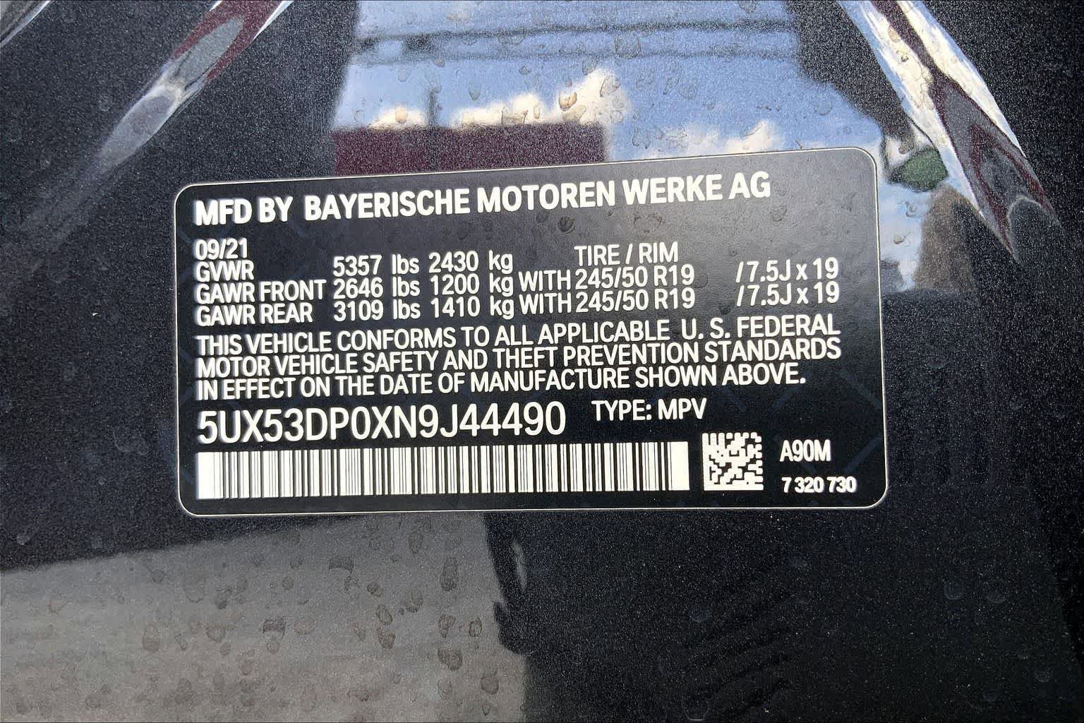 Used 2022 BMW X3 xDrive30i w/ Premium Package AWD/4WD image 21