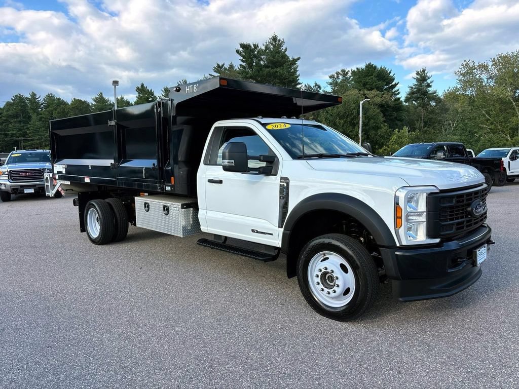 Used 2024 Ford F550 4x4 Regular Cab Super Duty w/ Snow Plow Prep Package image 1