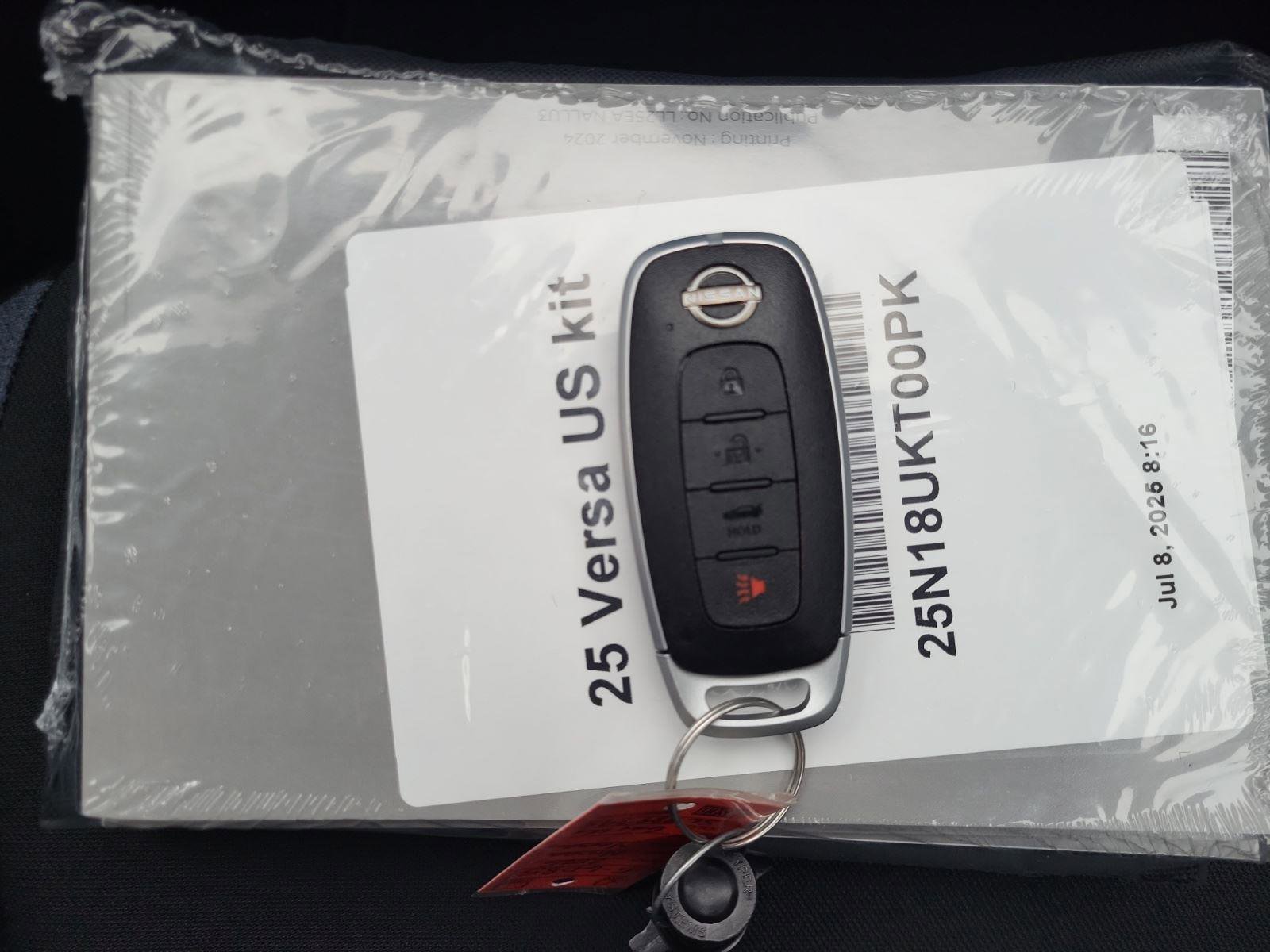 New 2025 Nissan Versa SV w/ Trunk Package image 30