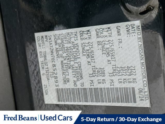 Used 2014 Nissan Rogue SV AWD/4WD image 37