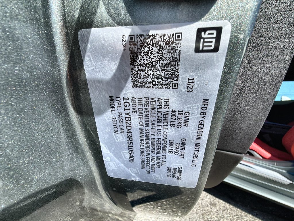 Used 2024 Chevrolet Corvette Stingray Preferred Cpe w/ 2LT RWD image 29