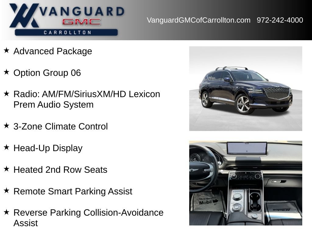 Used 2024 Genesis GV80 3.5T Advanced w/ Advanced Package AWD/4WD image 6