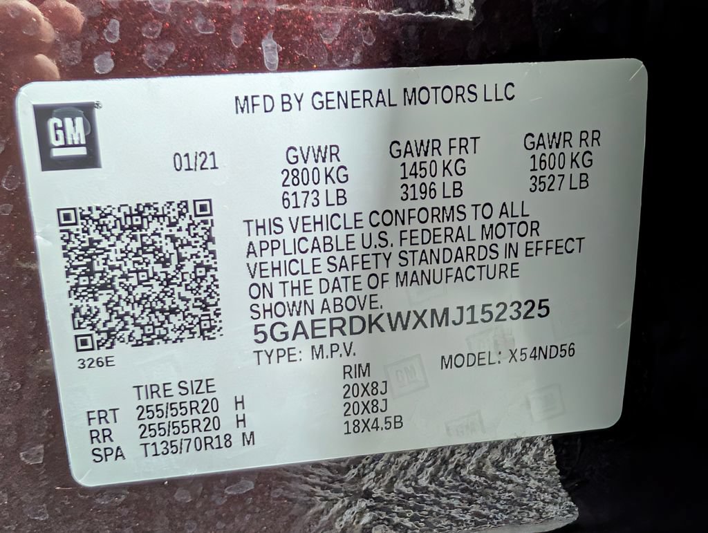 Used 2021 Buick Enclave Avenir w/ Avenir Technology Package FWD image 26