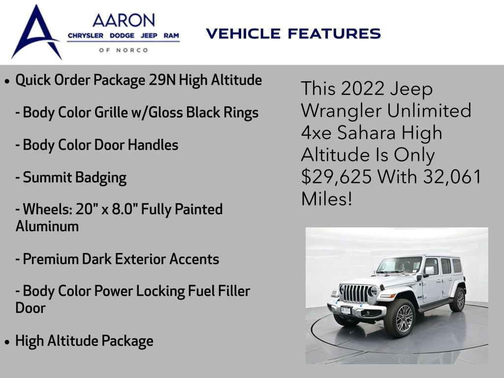 Used 2022 Jeep Wrangler Unlimited Sahara AWD/4WD image 9