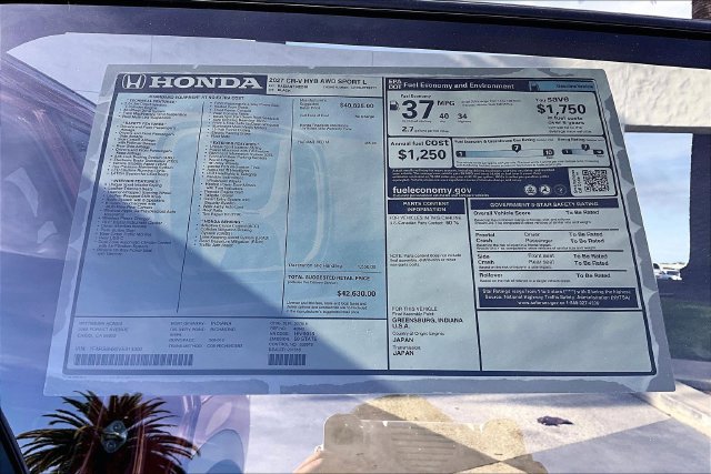 New 2027 Honda CR-V Sport-L image 14