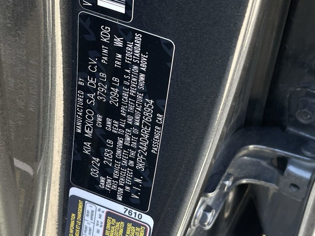 Used 2024 Kia Forte LXS image 30