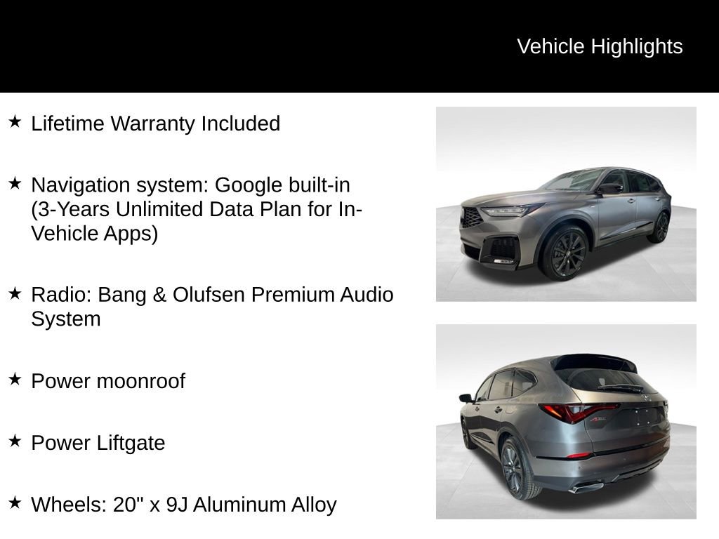 New 2026 Acura MDX A-Spec AWD/4WD image 5