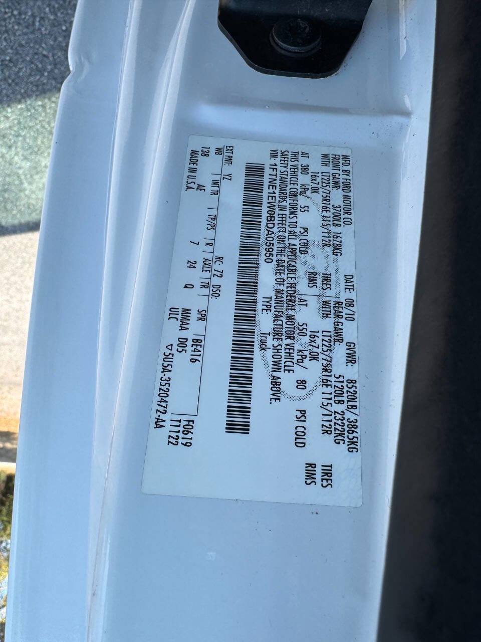 Used 2011 Ford E-150 and Econoline 150 E 150 3dr Cargo Van w/ PWR Group image 43