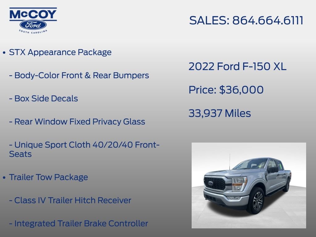 Used 2022 Ford F150 XL w/ STX Appearance Package image 21