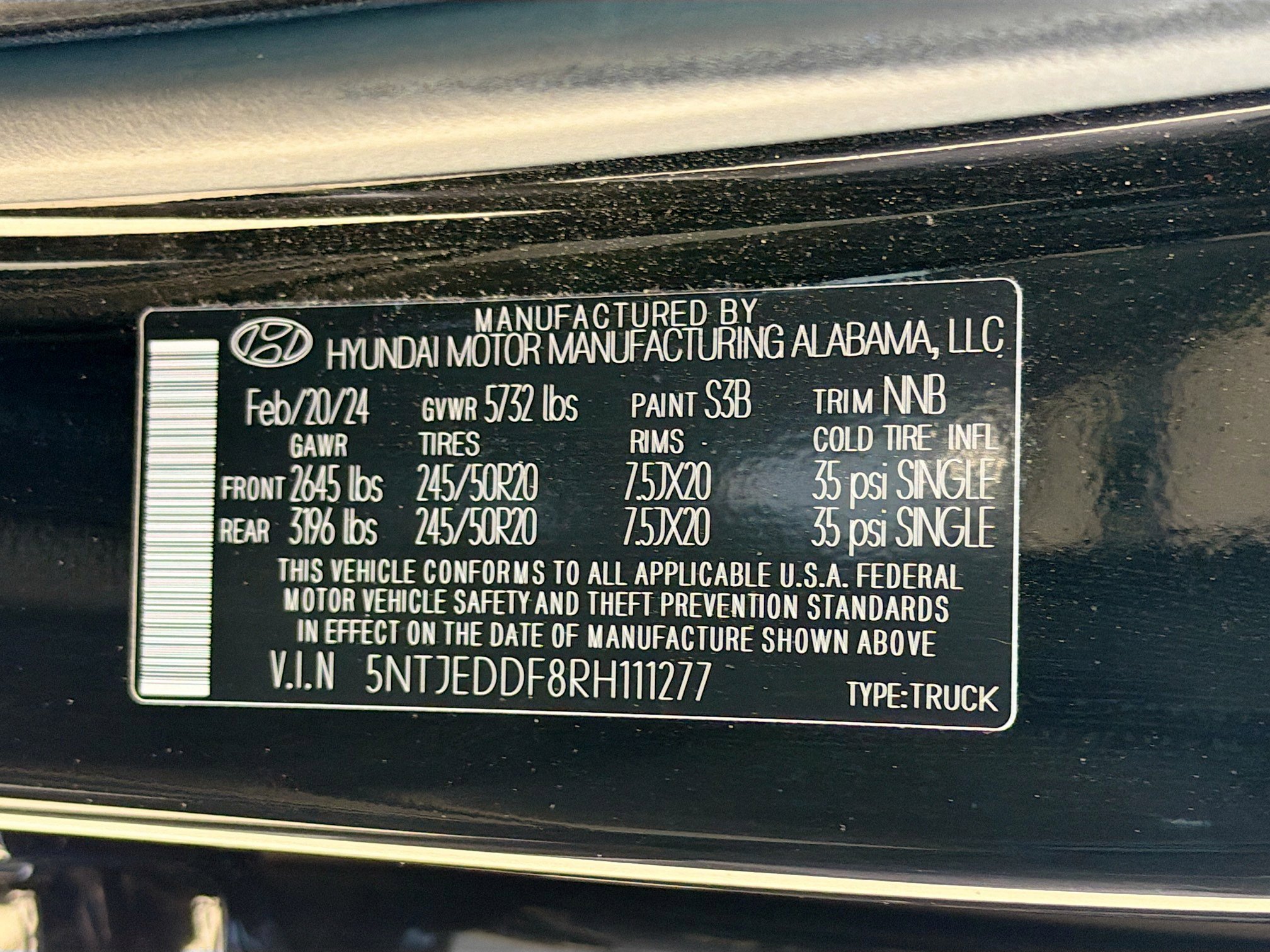 Used 2024 Hyundai Santa Cruz Limited image 45