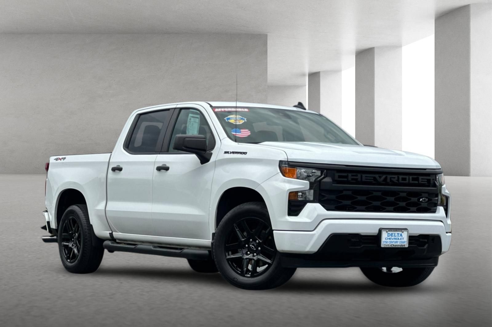 Used 2023 Chevrolet Silverado 1500 Custom w/ LPO, Dark Essentials Package