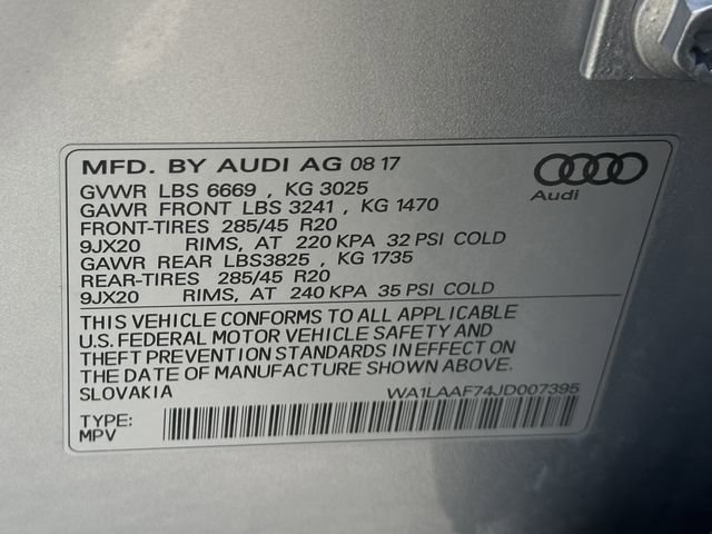 Used 2018 Audi Q7 3.0T Premium Plus w/ Premium Plus Package image 44
