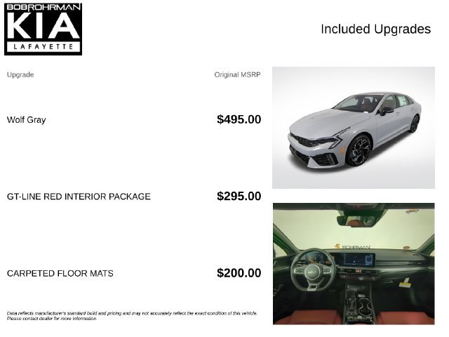 New 2026 Kia K5 GT-Line w/ GT-Line Red Interior Package AWD/4WD image 4