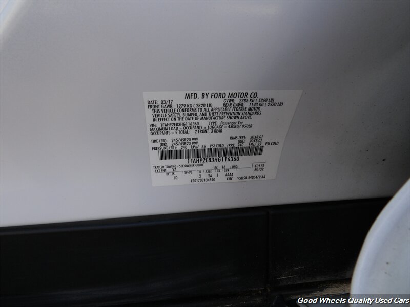 Used 2017 Ford Taurus SEL w/ Equipment Group 201A FWD image 32