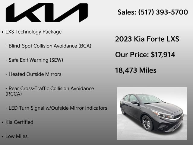 Used 2023 Kia Forte LXS w/ LXS Technology Package image 7
