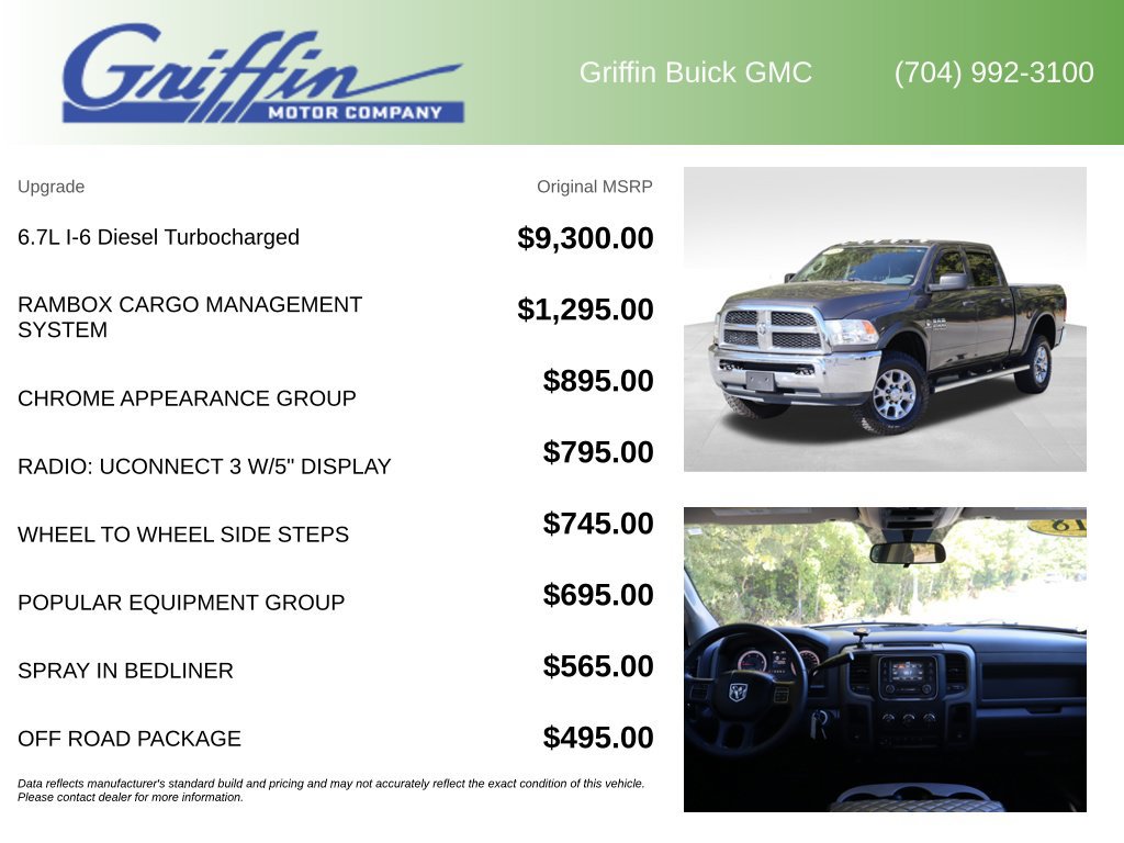Used 2018 RAM 2500 Tradesman w/ Chrome Appearance Group AWD/4WD image 5