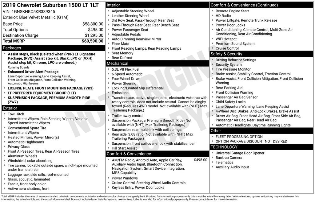 Used 2019 Chevrolet Suburban LT image 35